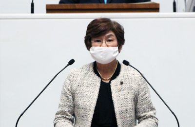 県議会公明党を代表して、田村けい子議員が臨時会で質問