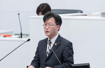 村本修司議員が茨城県議会一般質問／「コロナ第２波に対する備えと医療機関の財政的支援」を訴える