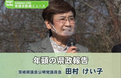 【2021年新春】街頭県政報告／田村けい子県議会議員
