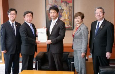 茨城県議会公明党が大井川知事に３３２項目の政策要望